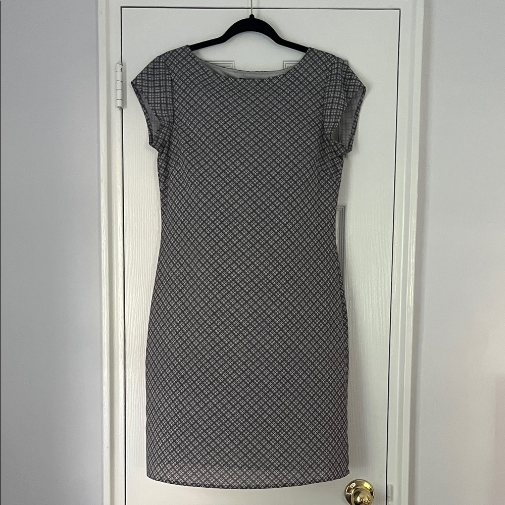 Vintage Plaid Print Mini Dress